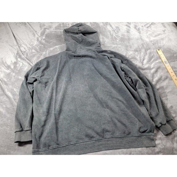 AllSaints TOR Hoody Hoodie S/M Distressed Baggy Grunge trashed w/ flaw - Picture 8 of 8